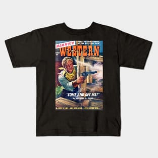 Mammoth Western Magazine Cover August 1949 Kids T-Shirt